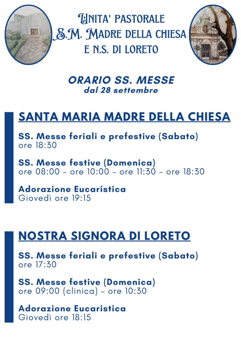 Orario SS. Messe - invernale (1)